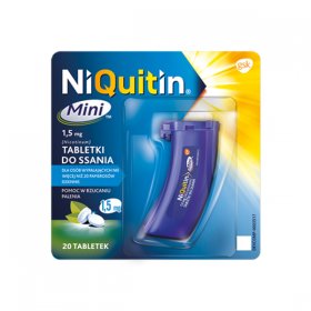 NIQUITIN Mini 1,5mg, 20 tabletek do ssania