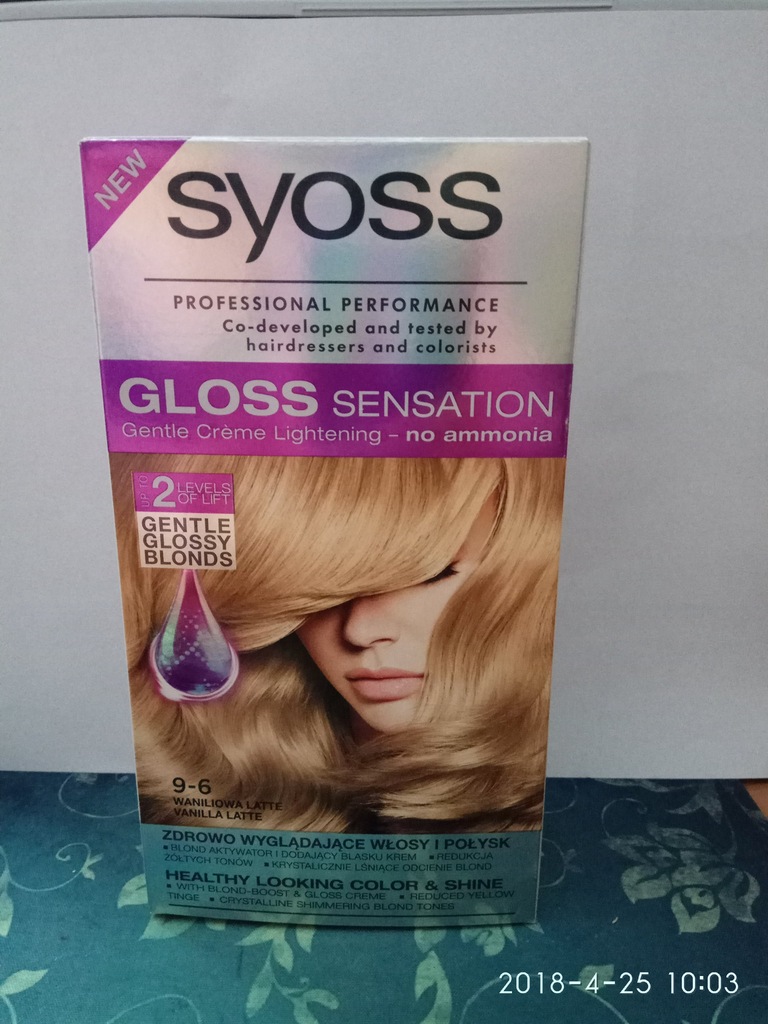 Syoss Gloss Sensation 9-6 Waniliowa Latte 2szt