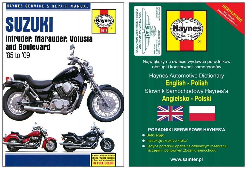 SUZUKI Intruder VS 700 VS 750 VS 800 85-04 Haynes