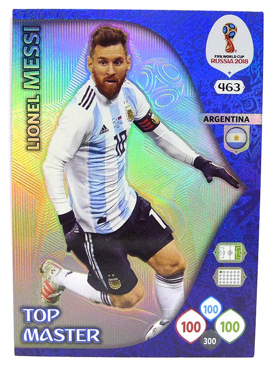 WORLD CUP RUSSIA ROSJA 2018 TOP MASTER 463 MESSI