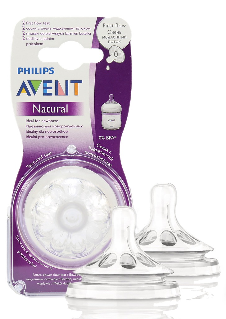 AVENT NATURAL SMOCZEK DO BUTELKI ANTYKOLKOWY 0m+ - 6744045330