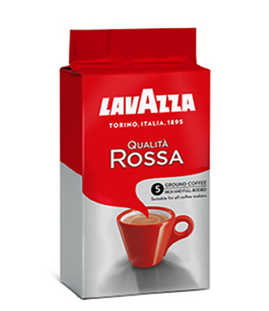 Lavazza Qualita Rossa 250g mielona FV/DE Świeża