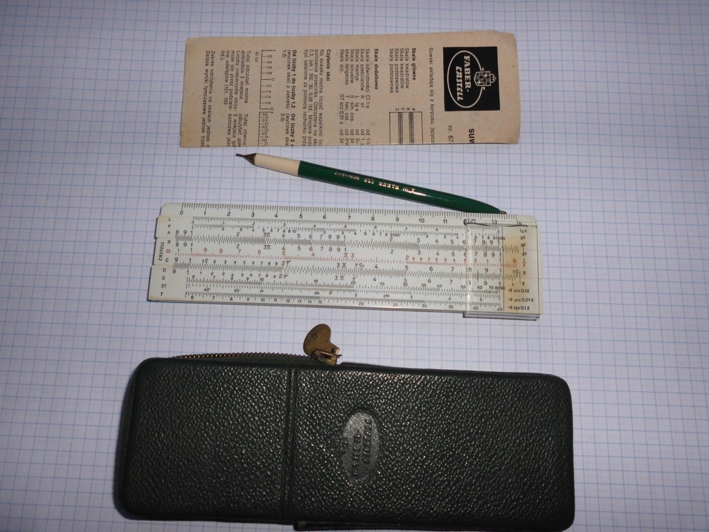 suwak logarytmiczny z kalkulatorem,lata 60te