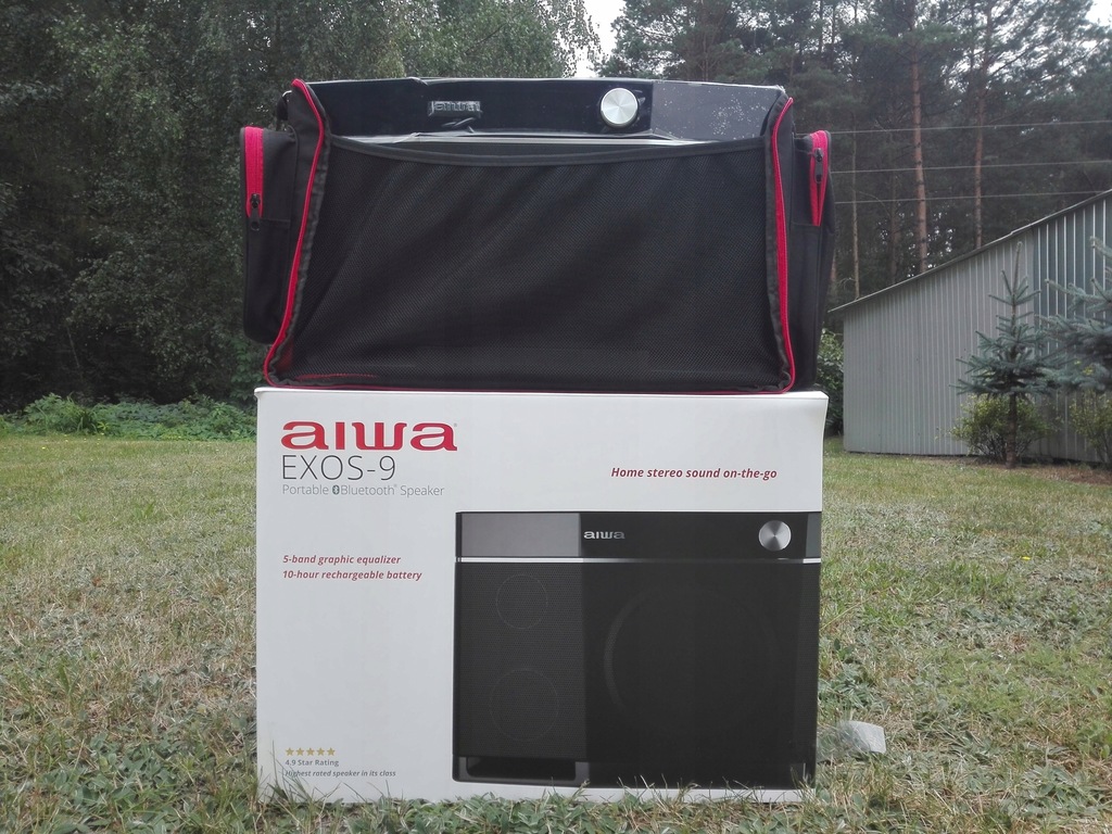 AIWA EXOS 9 - Głośnik bluetooth 200W + Torba