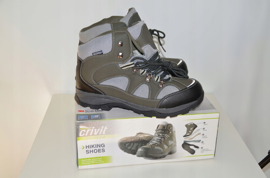 Buty Crivit Outdoor Hiking Shoes eozm 43 wkł 28
