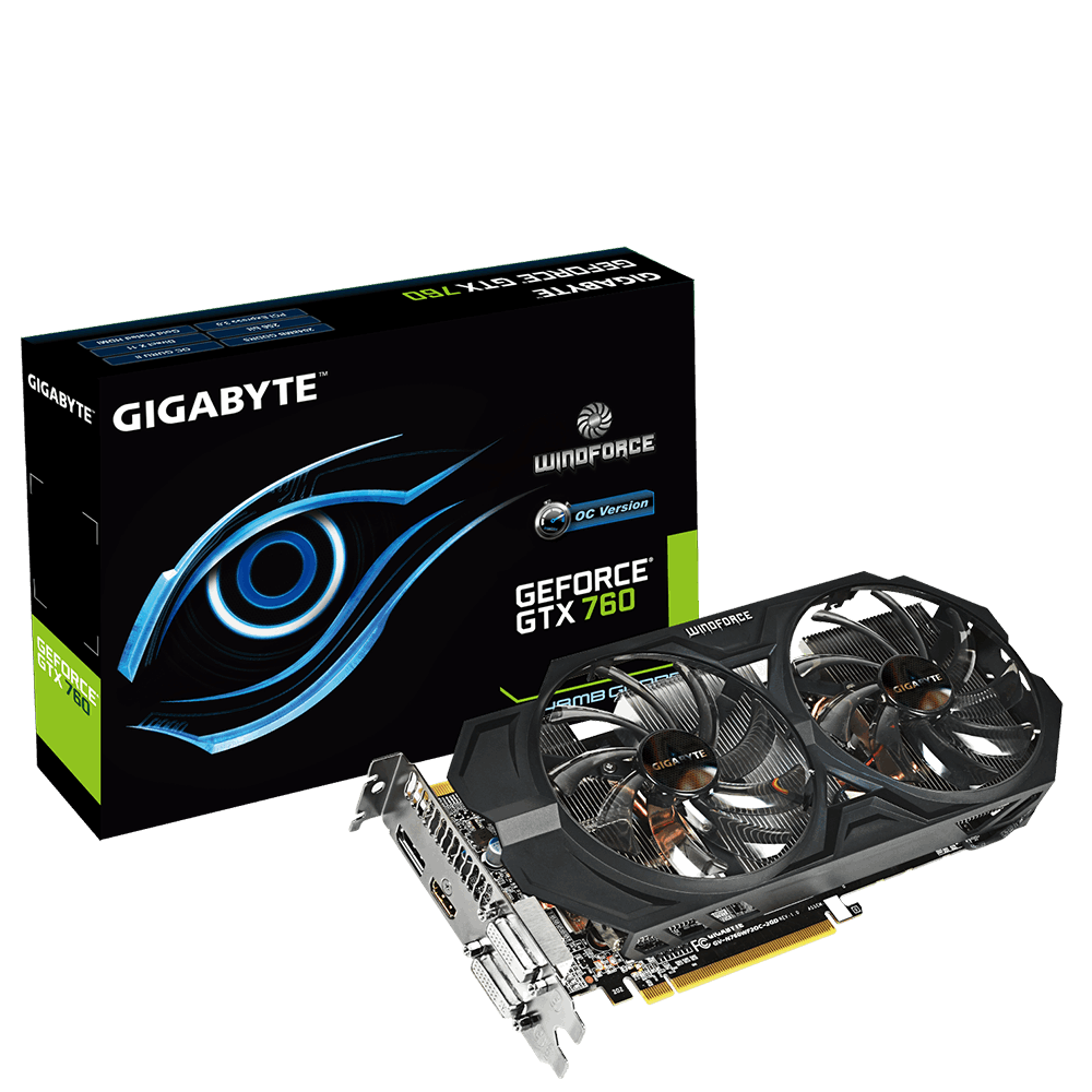 Gigabyte GeForce GTX 760 OC 2 GB