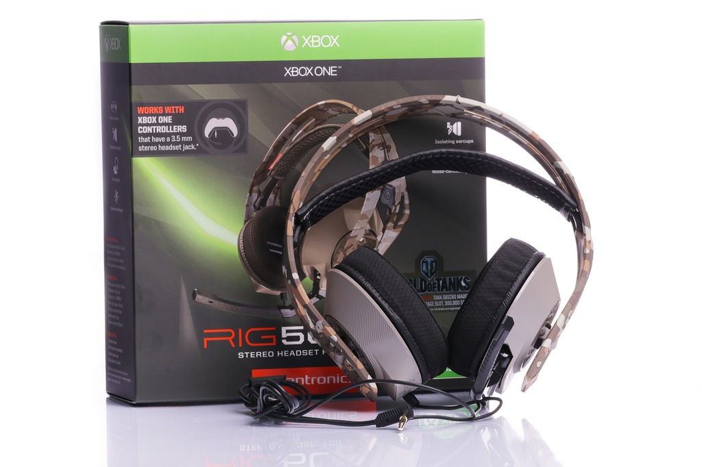 Słuchawki Plantronics RIG 500HX Camo Xbox One WoT