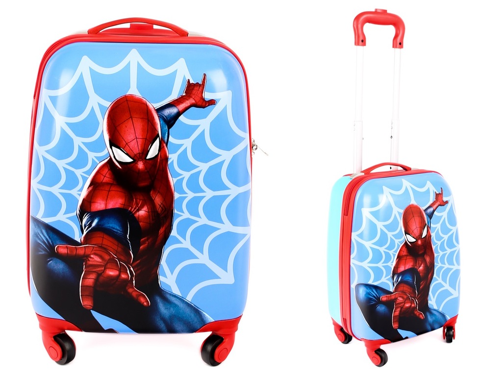WALIZKA SPIDERMAN 27L MAŁA KABINOWA 4 KOŁA ABS S2x