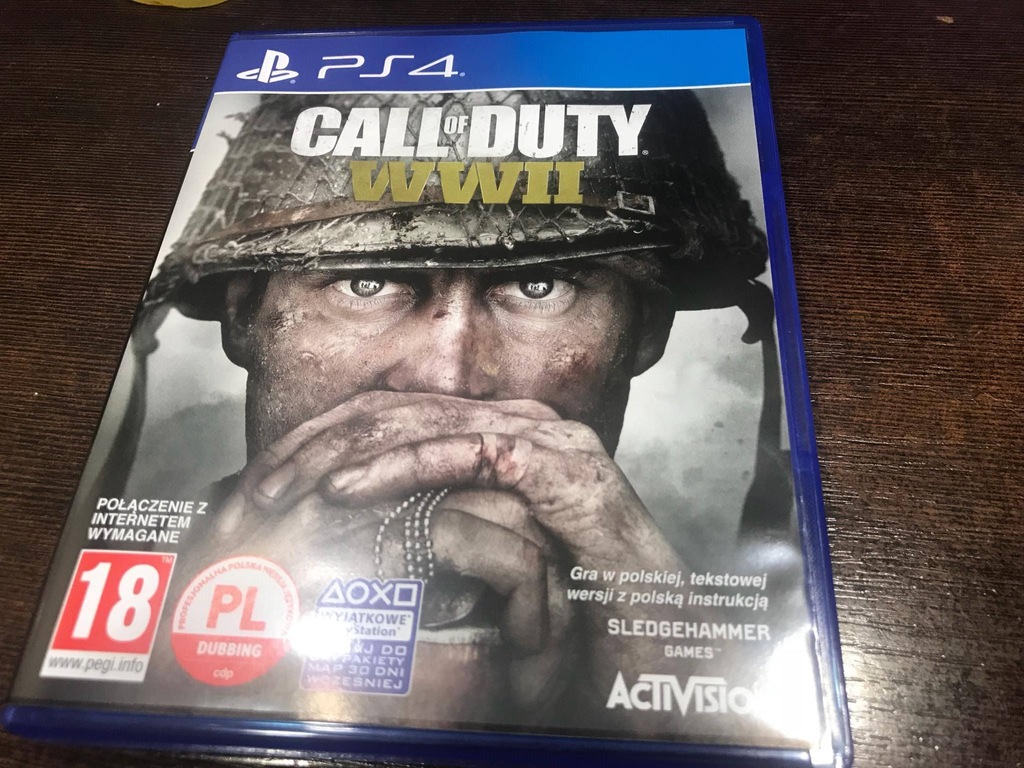 Call of Duty WWII COD ww2 PS4 PL pudełko