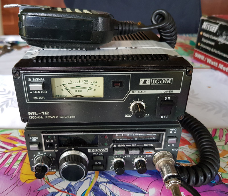 Radiotelefon 1200 Mhz Icom IC-120 + BOOSTER ML-12