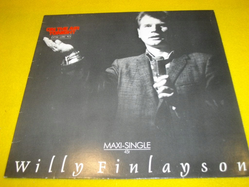 Willy Finlayson- On the Air Tonight Maxi SP 12''