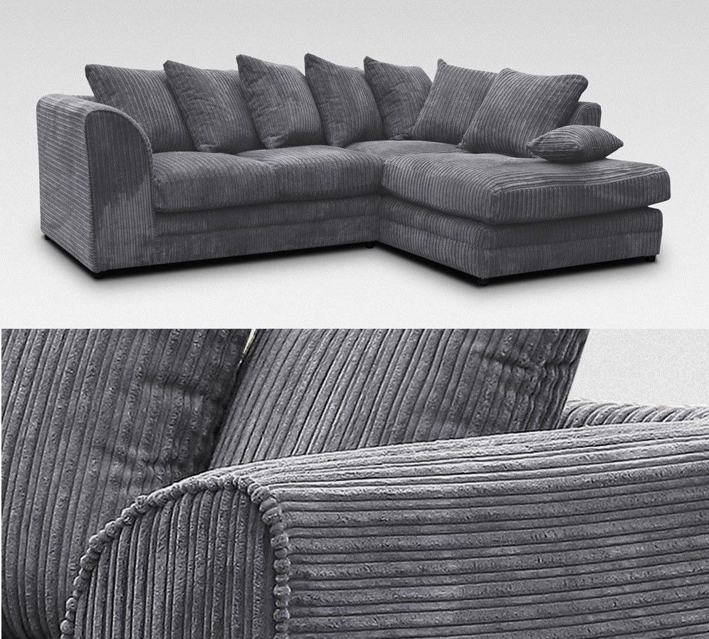 Narożnik Dylan Rogowka Sofa Szara 