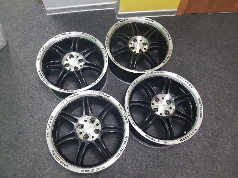 FELGI MOMO CORSE BLACK 17'' 4X100 ET35