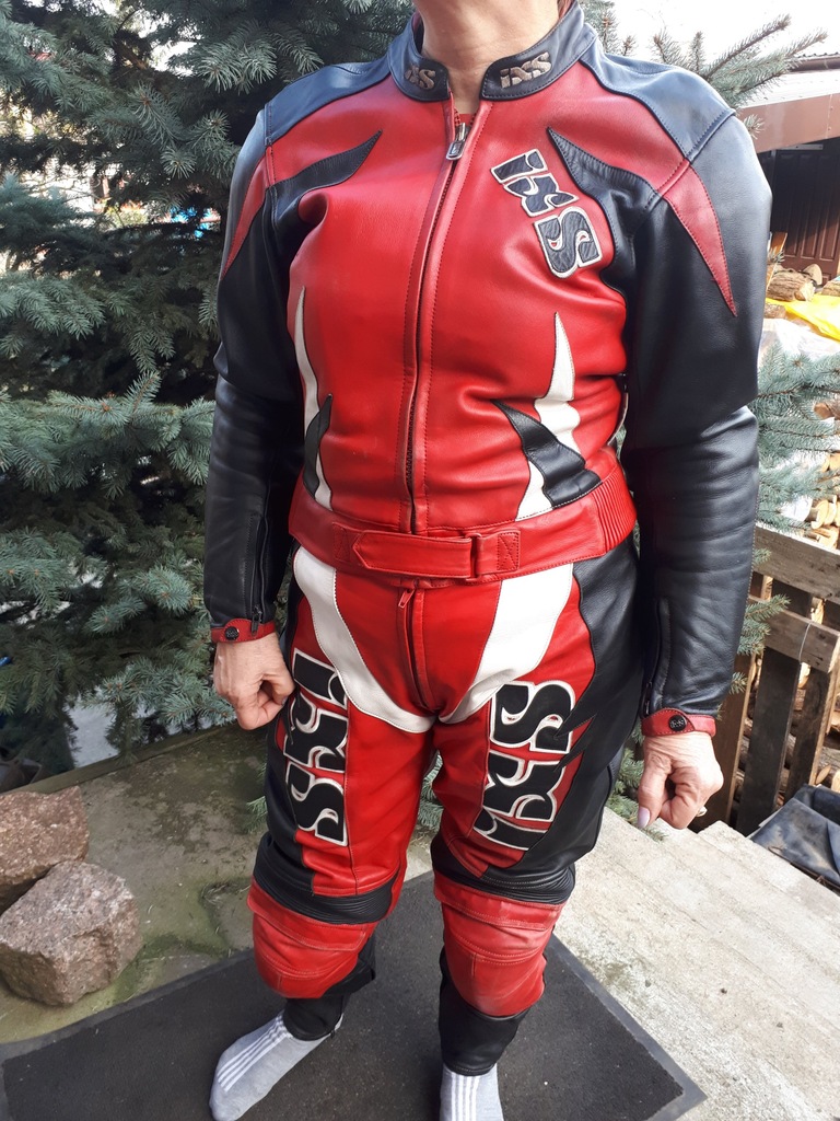 Skórzany kostium motocyklowy IXS rozmiar 44