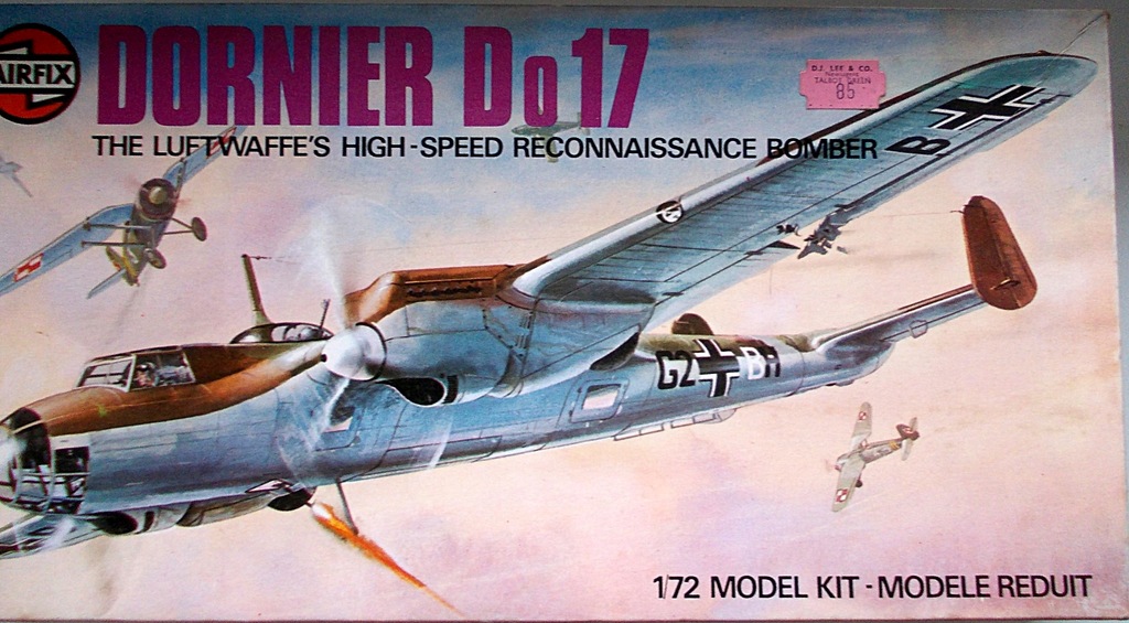 Airfix, ZABYTEK, Dornier Do 17 E