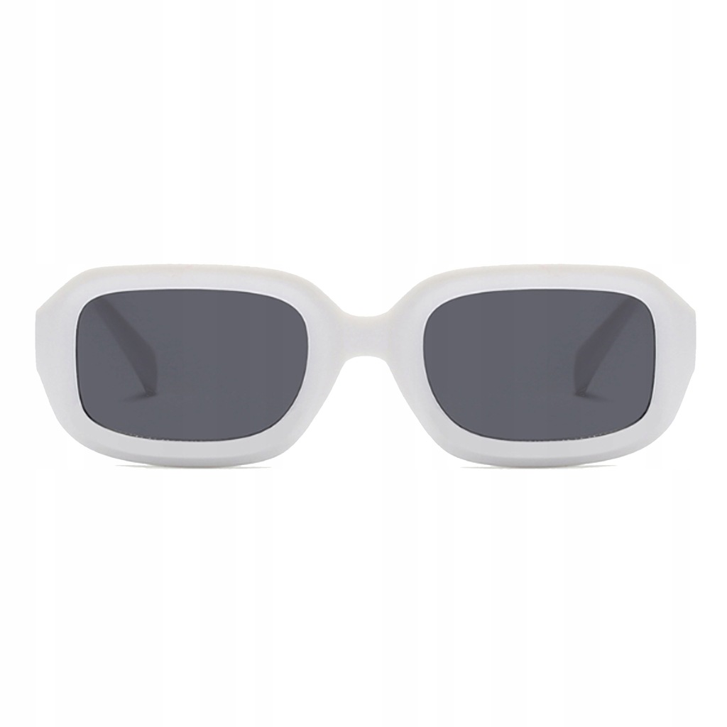 Okulary Vintage kwadrat Białe Off white Illesteva