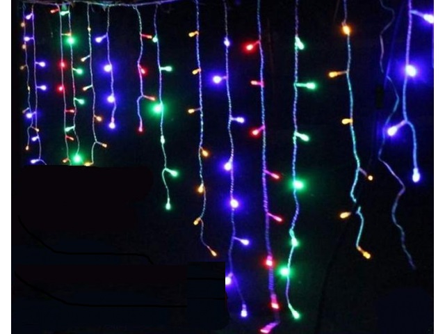 LAMPKI CHOINKOWE SOPLE 200 LED KOLOROWE RGB 