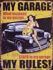 SZYLD reklama WARSZTAT samochodowy  My Garage