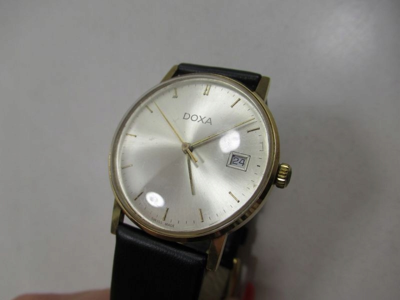 ZEGAREK ZŁOTY 14 K 585 DOXA AUTOMATIC