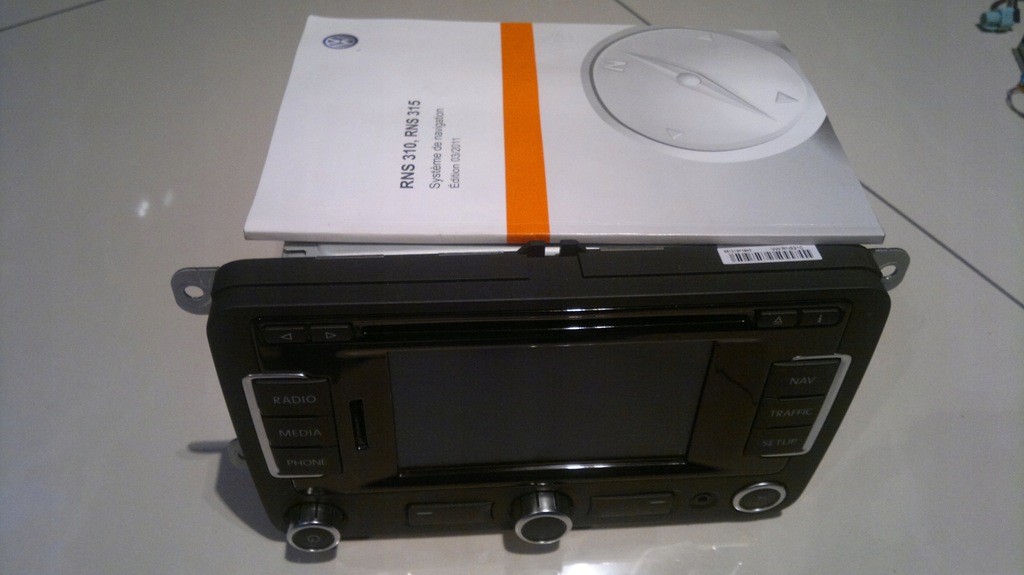 Radio VW RNS 310 (3C0 035 270 B) 7700394122 oficjalne archiwum Allegro