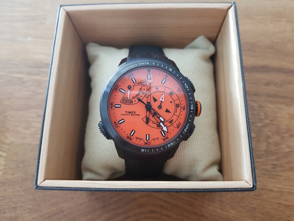 Timex yacht racer orange sales