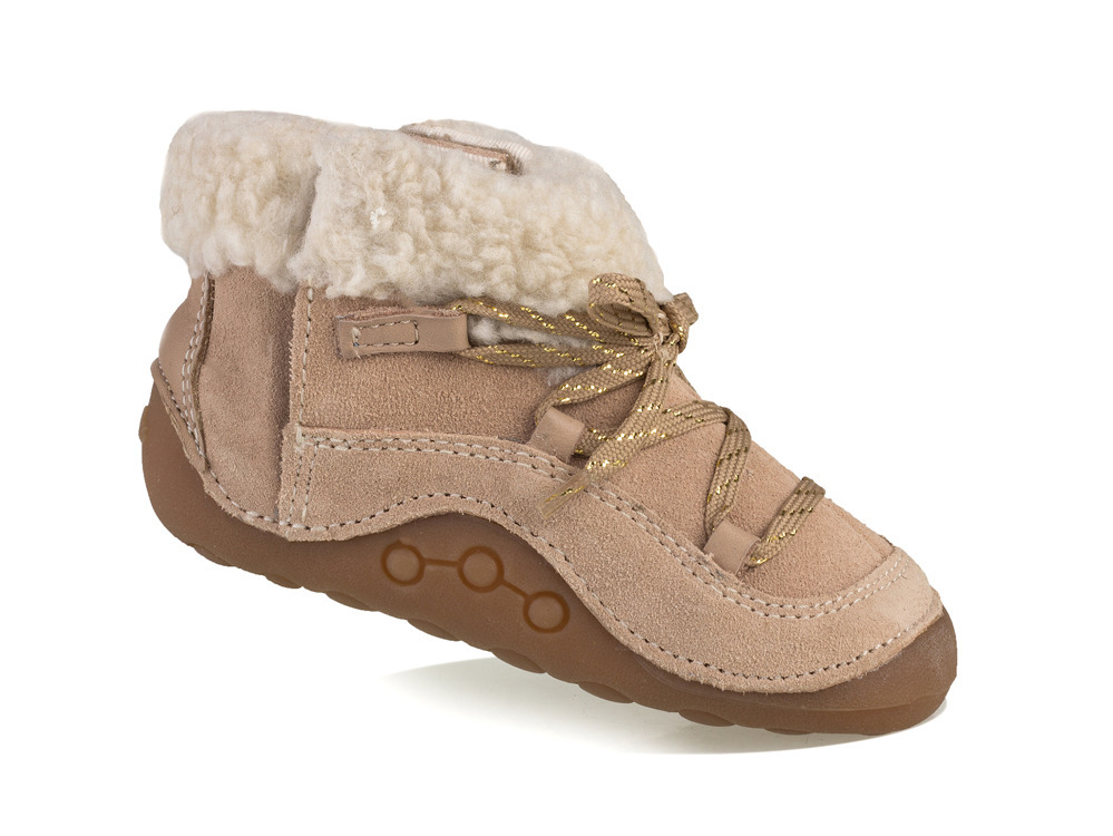 Buty dla bobasa zimowe niemowlę ciepłe CLARKS 17,5