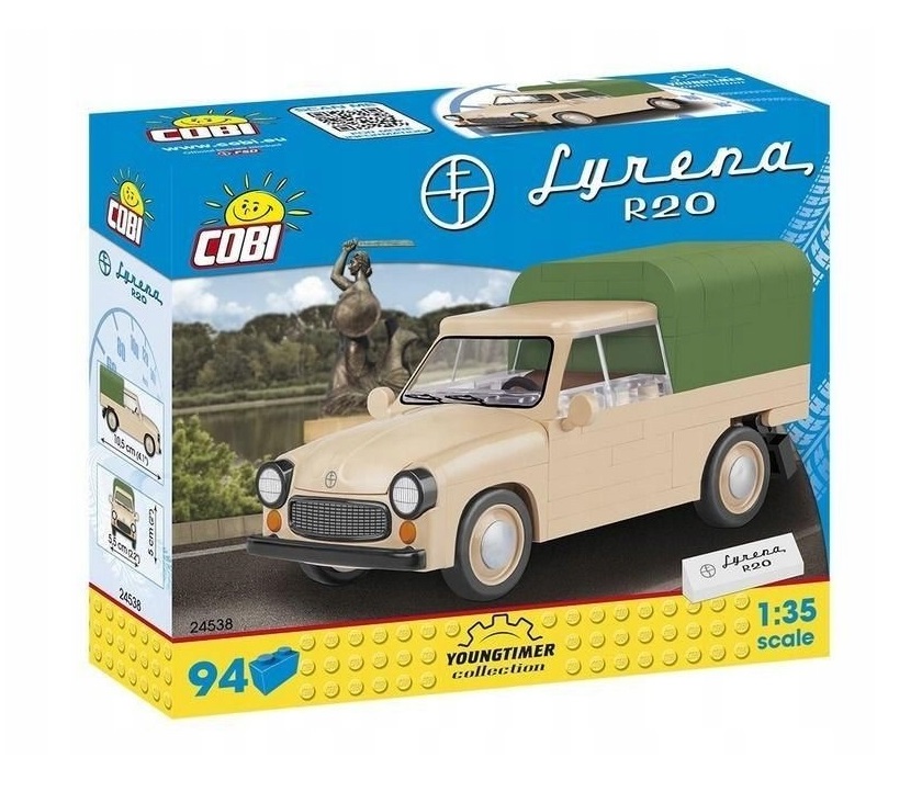 Klocki Modele PRL 24536 Cobi Syrena R20 skala 1:35
