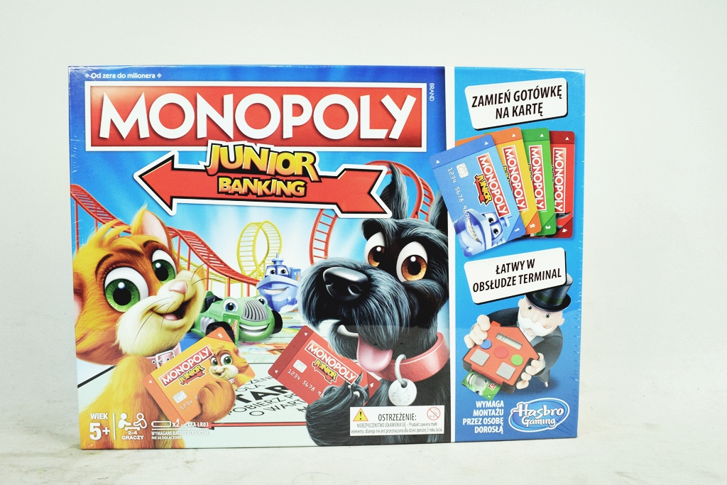Monopoly Junior Banking + Terminal / PL / NOWA