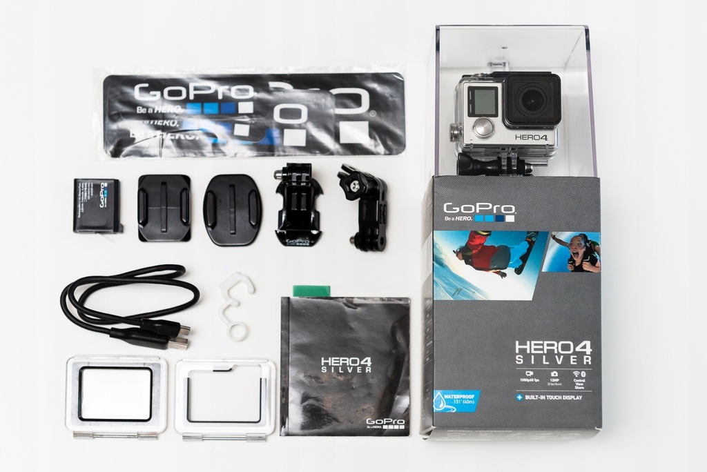 Kamera GoPro HERO4 Slilver + dod.bateria i ramka