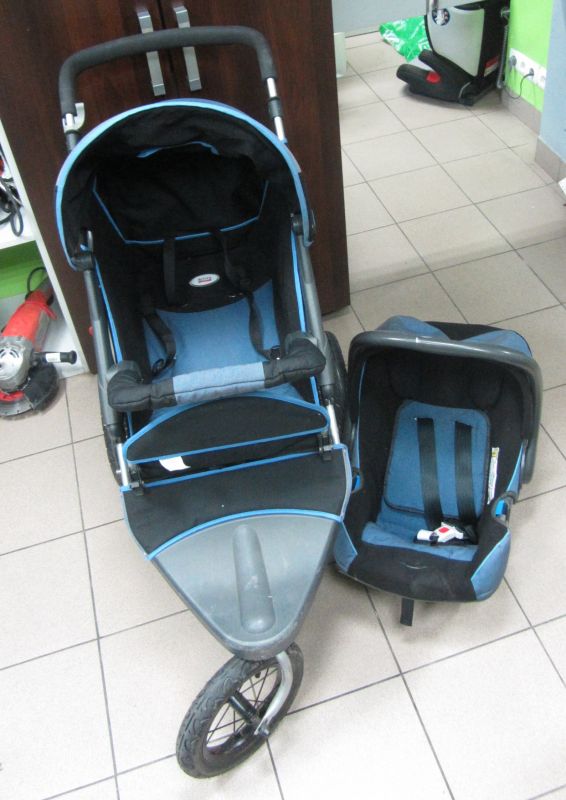 WÓZEK SPACERÓWKA BRITAX TREKKER + NOSIDEŁKO