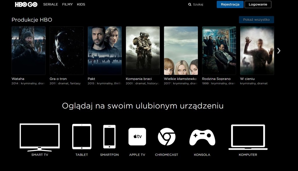 HBO GO VOUCHER 12 miesięcy na TV, PS4 i inne 7166845406 oficjalne