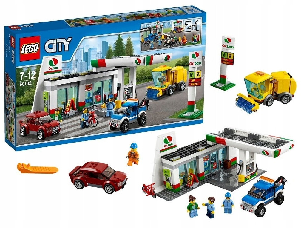 KLOCKI LEGO CITY 60132 - STACJA PALIW - 7679361030 - oficjalne archiwum ...