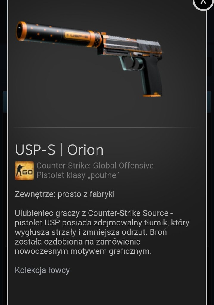 USP ORION | FACTORY NEW