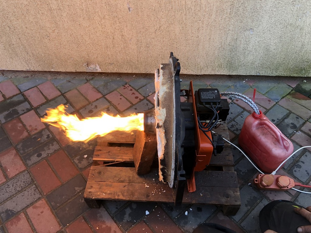 Palnik Olejowy VIESSMANN VEII 41-82 KW Drzwi pieca