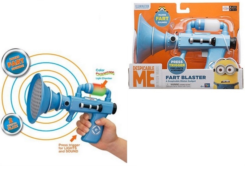 MINIONKI Pierdzący pistolet Minionków Blaster 24H