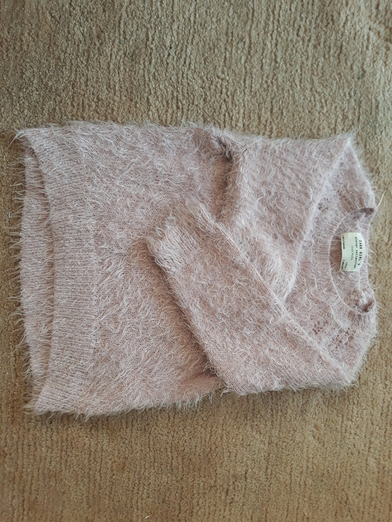 Różowy sweterek Zara, 5 lat, 110 cm