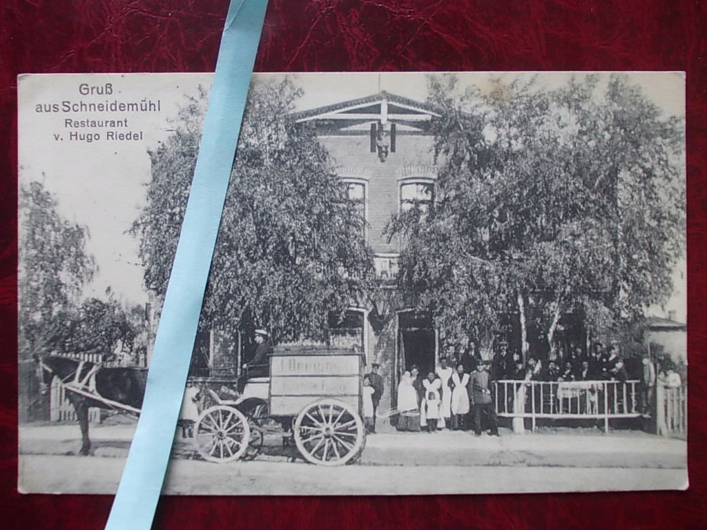Piła Schneidemuhl restauracja Riedla RRR