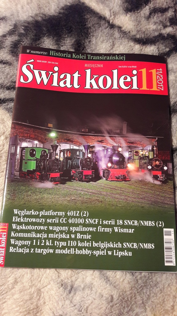 Świat kolei 11/2017 kolej tramwaj wąski tor PKP