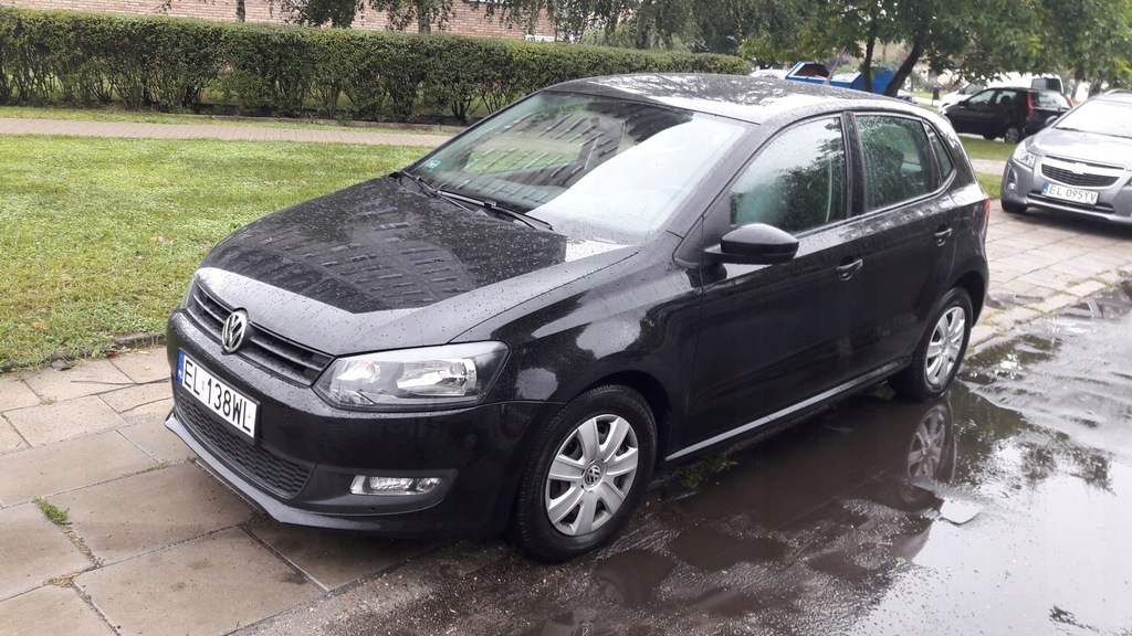 Volkswagen POLO 1.2 benzyna 2012 czarny polecam 7527854755