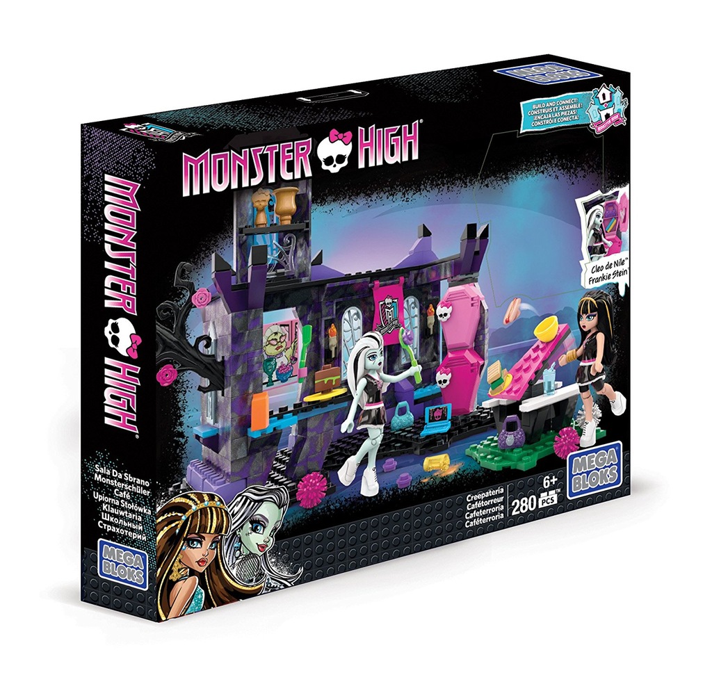 Monster High Stołówka Mega Bloks Pasuje do Lego - 7096193880 ...