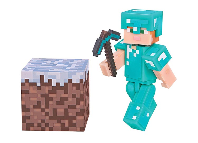 MINECRAFT FIGURKA - ALEX W DIAMENTOWEJ ZBROI