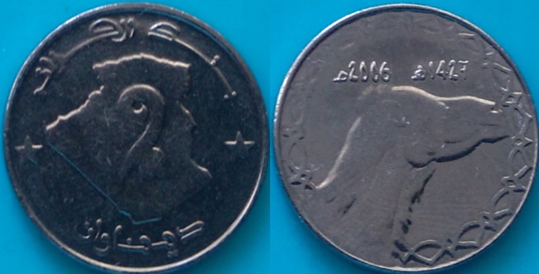 Algieria 2 dinary 2006r. KM 130
