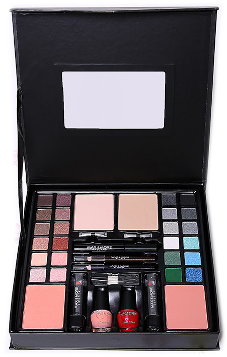 KUFEREK Z KOSMETYKAMI MAX & MORE paleta XXL PL