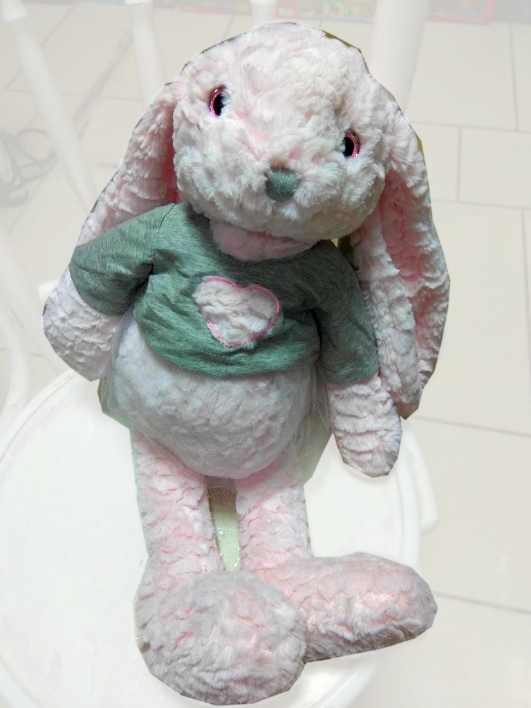MASKOTKA KRÓLIK ROZALIA UROCZY DŁUGIE USZY 60CM