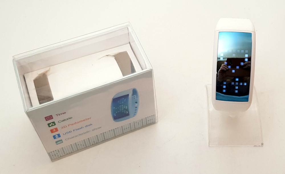 Smartwatch FOXNOVO 8 GB BIAŁY Bluetooth LED