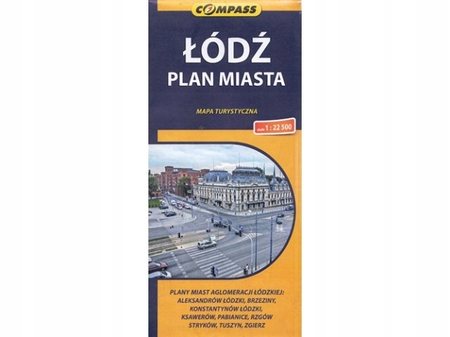 Łódź, Tuszyn, Zgierz plan miasta / mapa Compass