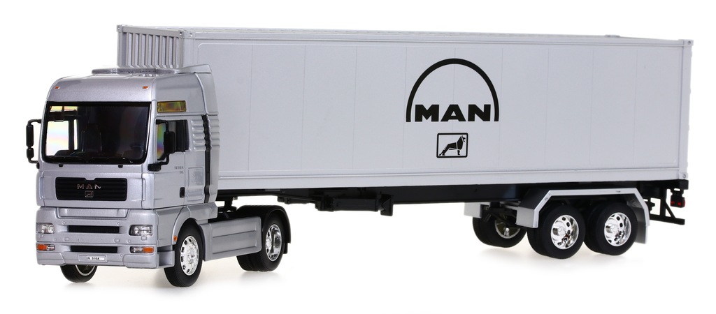 Welly Model 1:32 MAN TG510A TG 510A z naczepą 48cm 7152582525