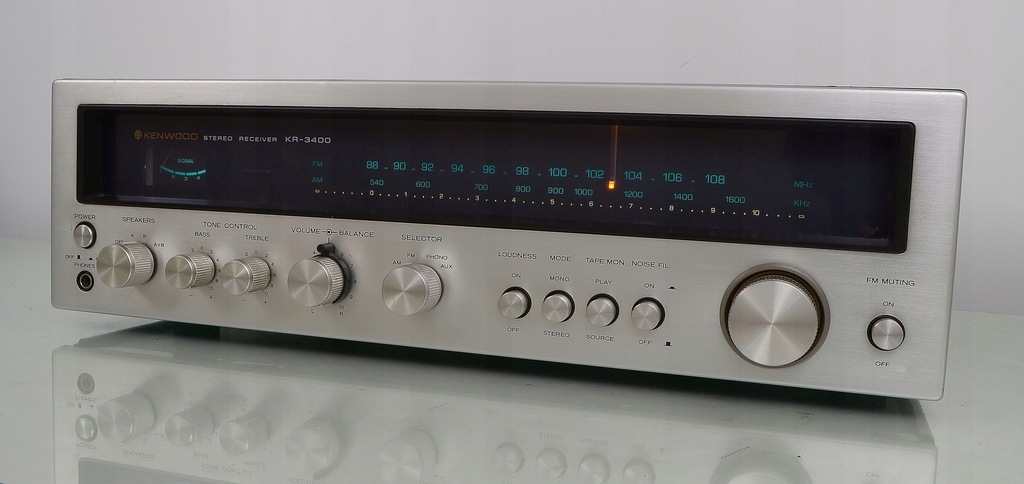 Kenwood KR-3400 Vintage AM/FM Stereo Receiver