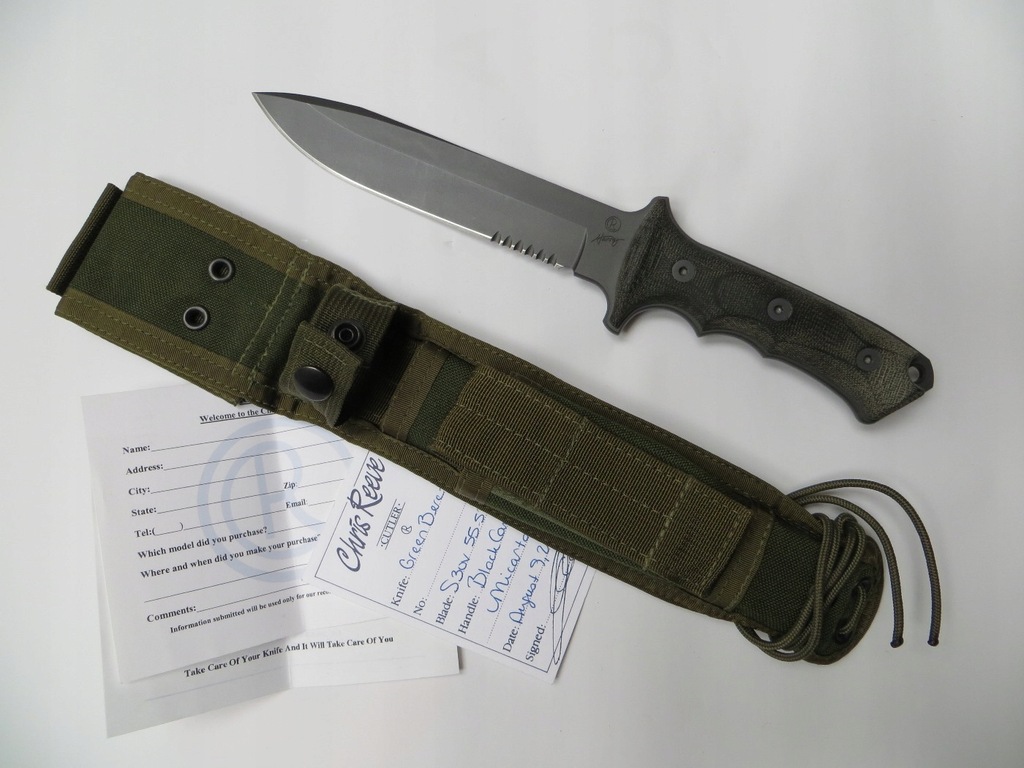 CRK - Chris Reeve Knives Green Beret 7' S30V