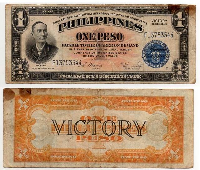 FILIPINY AMERYKAŃSKIE 1944 1 PESO